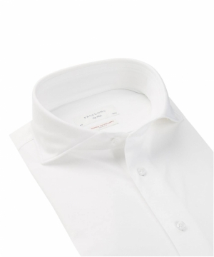 Hux - Japanese knitted shirt White