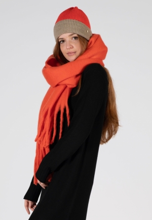 Scarf Solid Flame red 421