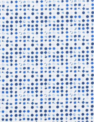 Stipjesprint-Button under 350 blau