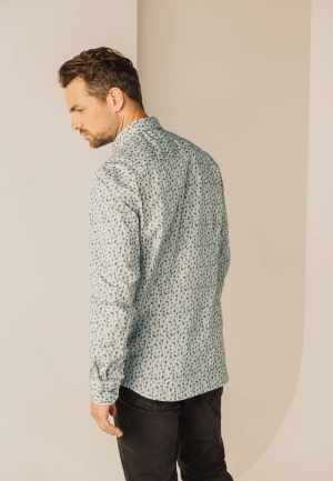 Bladerprint 1184 wit cognac