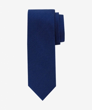 TIE SILK WOVEN ROYAL N Royal