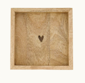 servethouder hout hartje 12,5x 1005 naturel