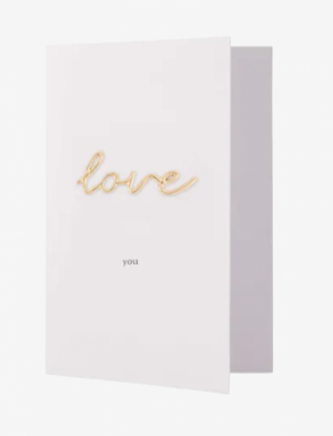 Love magneet  7033 wit / goud