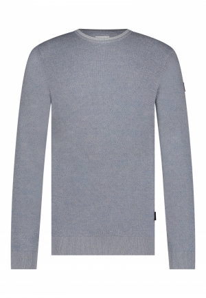 Pullover Crew neck 5693 grijsblauw