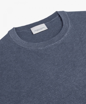 PULLOVER CREW NECK  BLUE M Blue