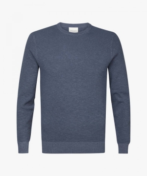 PULLOVER CREW NECK  BLUE M Blue