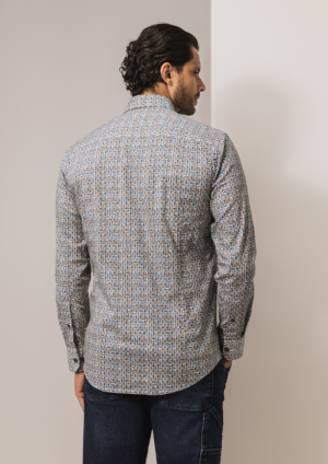 Katoen stretch 1484 kit cognac
