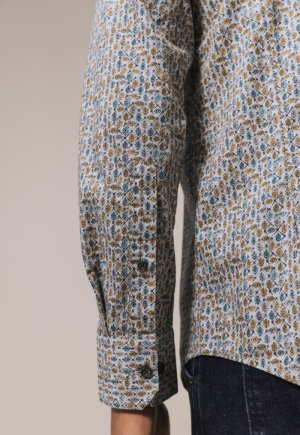 Katoen stretch 1484 kit cognac