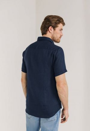 Uni hemd 5900 donkerblau