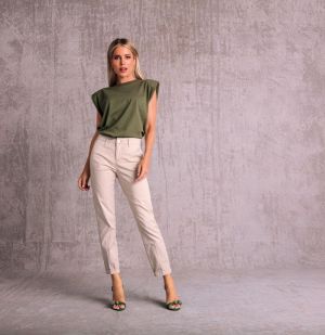 Chino turn up 208R ivory PPT