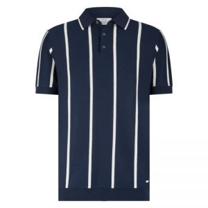 GILMAR knitted polo SS 4001 Navy