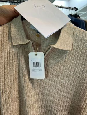 Ribbel met rits 146 Beige