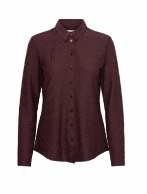 Lotte jacquard Aubergine