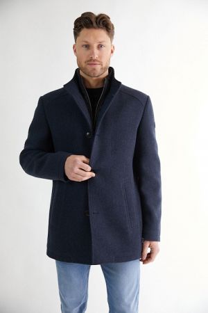 Wooddown wool coat 799 Navy