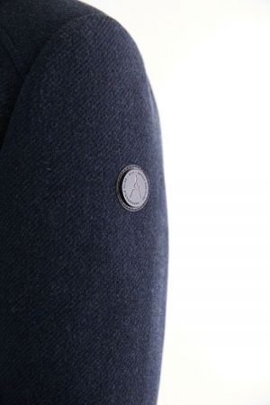 Wooddown wool coat 799 Navy