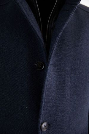 Wooddown wool coat 799 Navy