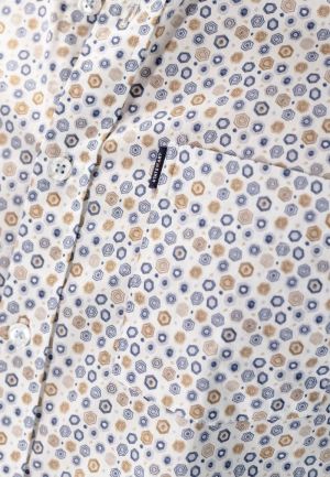 Print poplin BD+borstzak 5314 middenblau