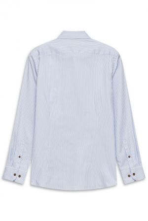 Streepjeshemd button down 320 hellblau