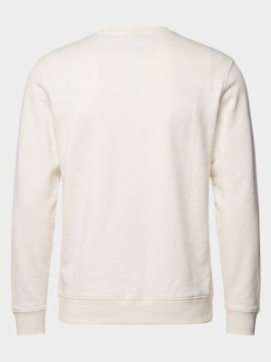 Sweatshirt met contrast inzet latte