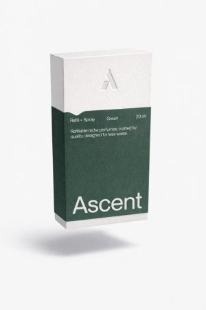 Refill niche parfum + spray green