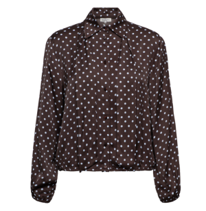 Alisha polka Dark chocolate