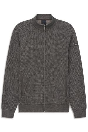 Cardigan let zakjes gespikkeld 040 beige
