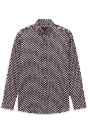 Stijlvolle print 040 beige