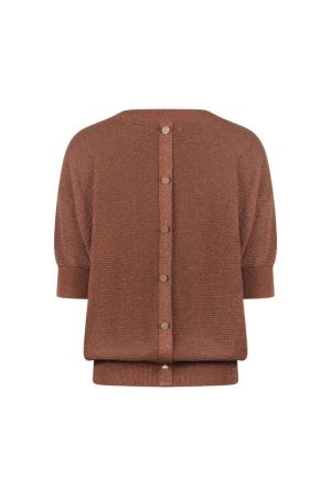 Kinty lurex espresso