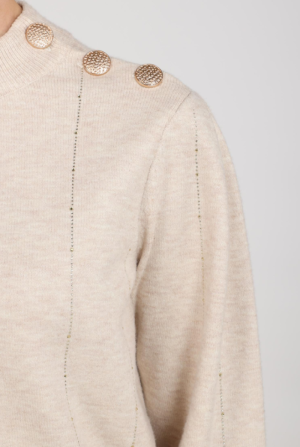 Molly strass off white