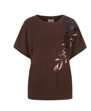 Victoria knit pullover 522 Mocha brown