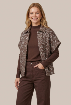 Gilana gilet 522999 Mocha br