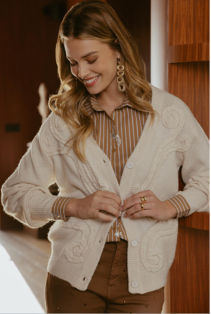Carola wool white