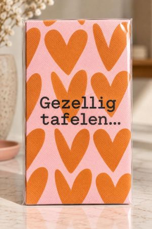 Gezellig tafelen Roze